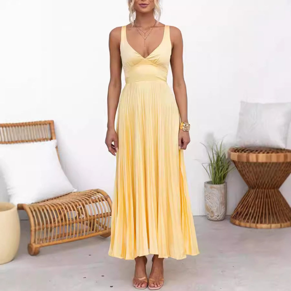 Heidi Mode | Kleid aus Satin mit Hosenträgern
