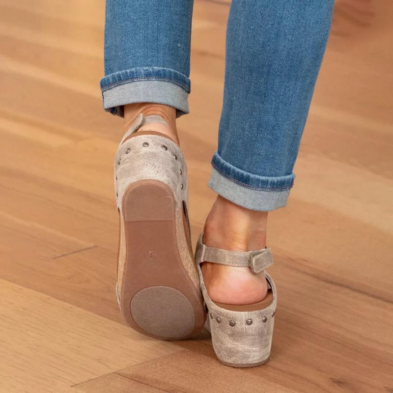 Heidi Sandalen Mit Keilabsatz