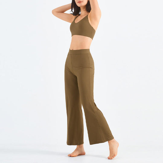 Nicole | Lockere Yoga-Hose mit Kordelzug und Schlaghose