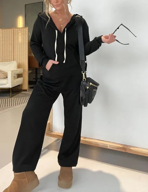 Elegante Jumpsuit aus französischem Terry