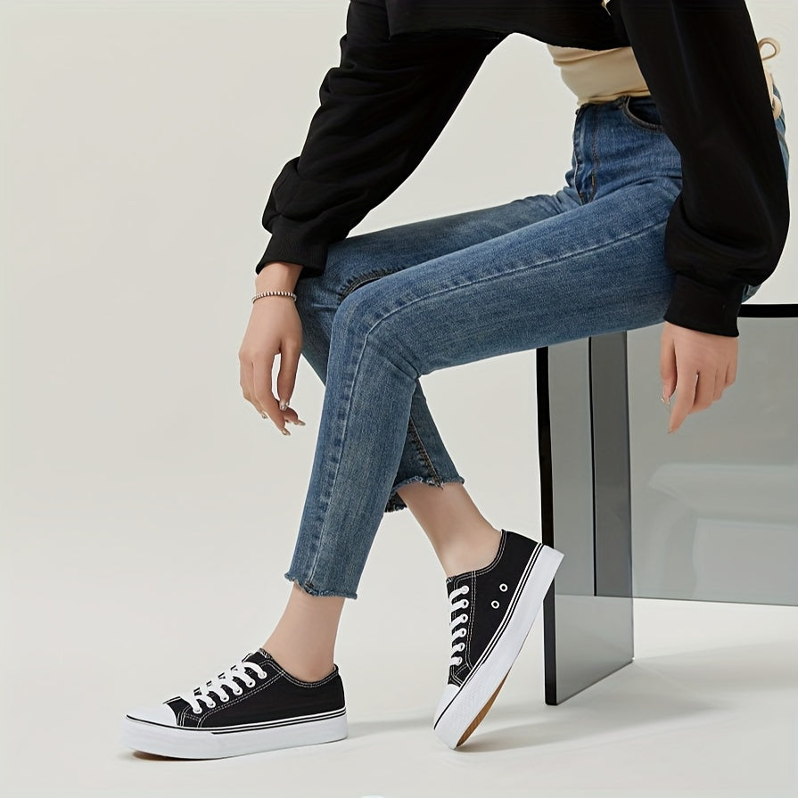 Heidi-Mode | Leichte Lässige Canvas Damensneaker