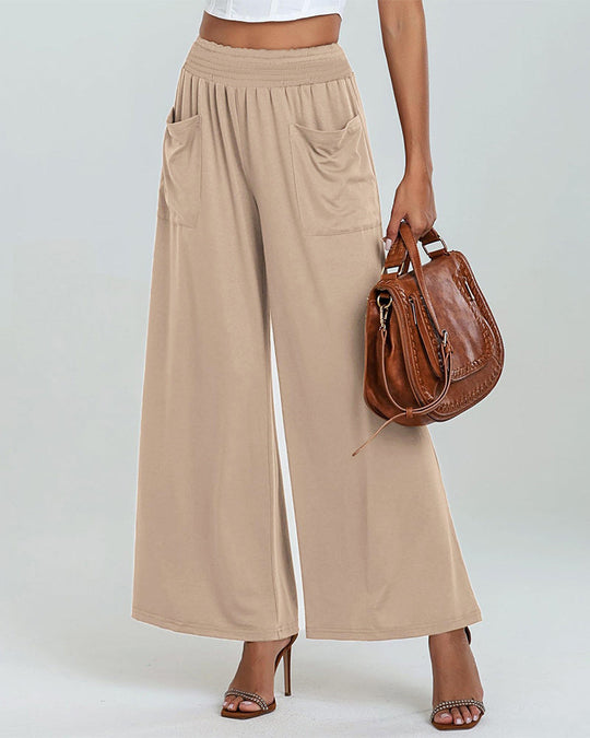 Heidi-Mode | Hosen Tasche Elastischer Bund Bootcut