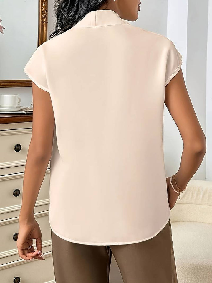 Elegante Bluse mit V-Ausschnitt