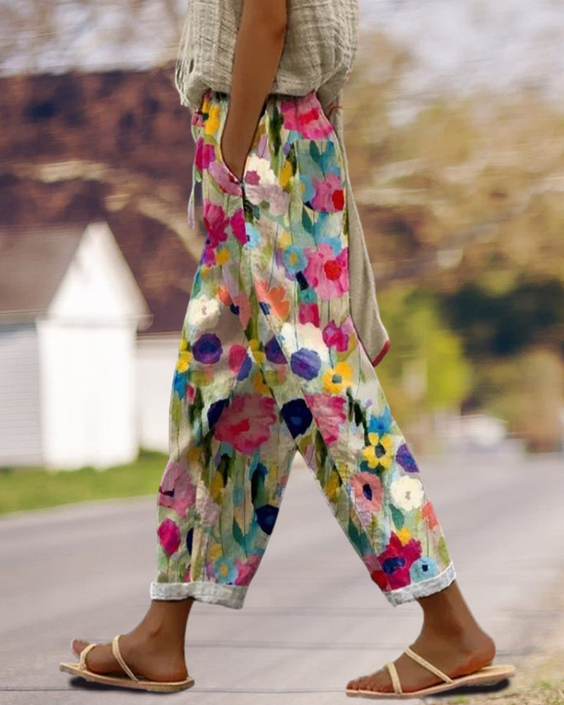 Heidi-Mode | Bunte Jogginghose