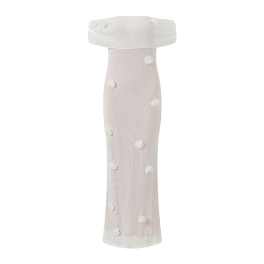 Heidi Mode | Kleid mit Blumenschulter