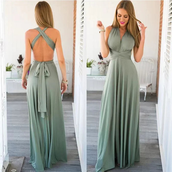 Wickelkleid mit Trägern