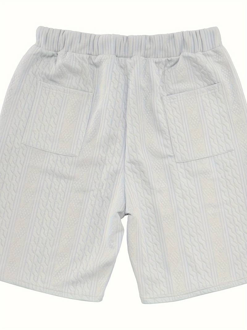 mit V-Ausschnitt und passender Shorts - Johann