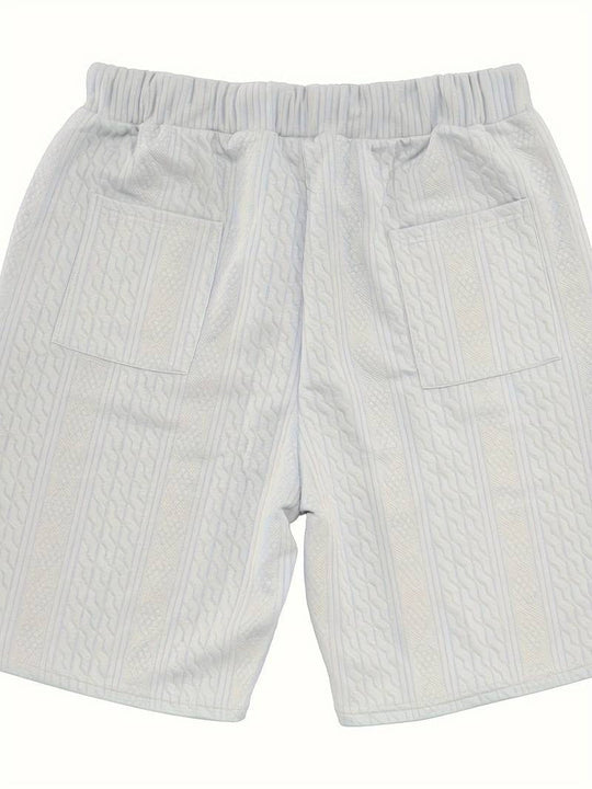 mit V-Ausschnitt und passender Shorts - Johann