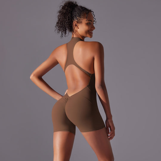 Heidi Mode | Schönheit zurück Onesie Yoga Kleidung