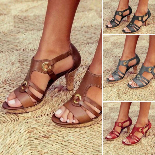 Heidi-Mode | Leder Sandalen Pauline
