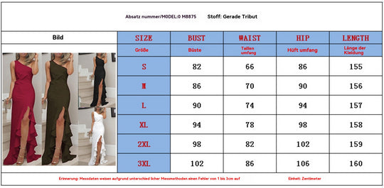 Heidi Mode | Swing-Kleid mit geteiltem Rüschensaum