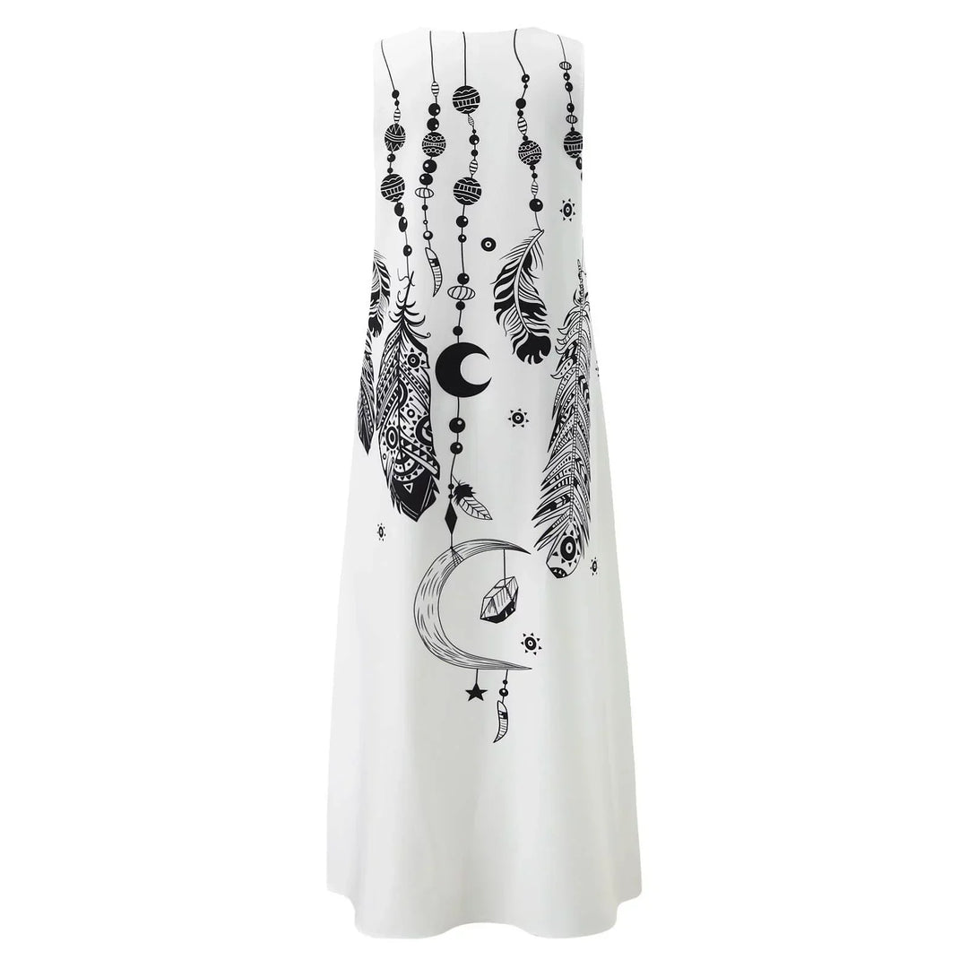 Heidi-Mode | Blumiges Sommer Maxikleid