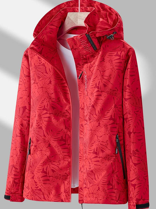 und spritzwassergeschützte Windjacke für den Sport