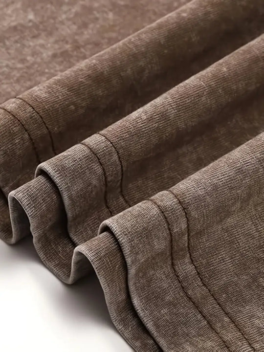 Heidi-Mode | Baumwoll-T-Shirt mit Rundhalsausschnitt