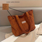 Elegante Damen Cordstoff Tasche | Heidi-Mode