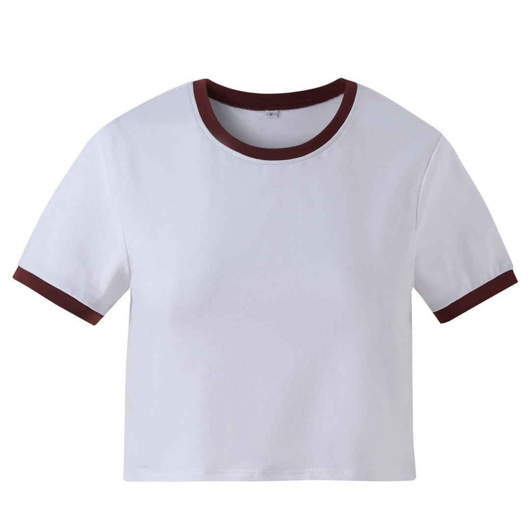 Heidi Mode | Slim Fit farblich passende kurze Ärmel