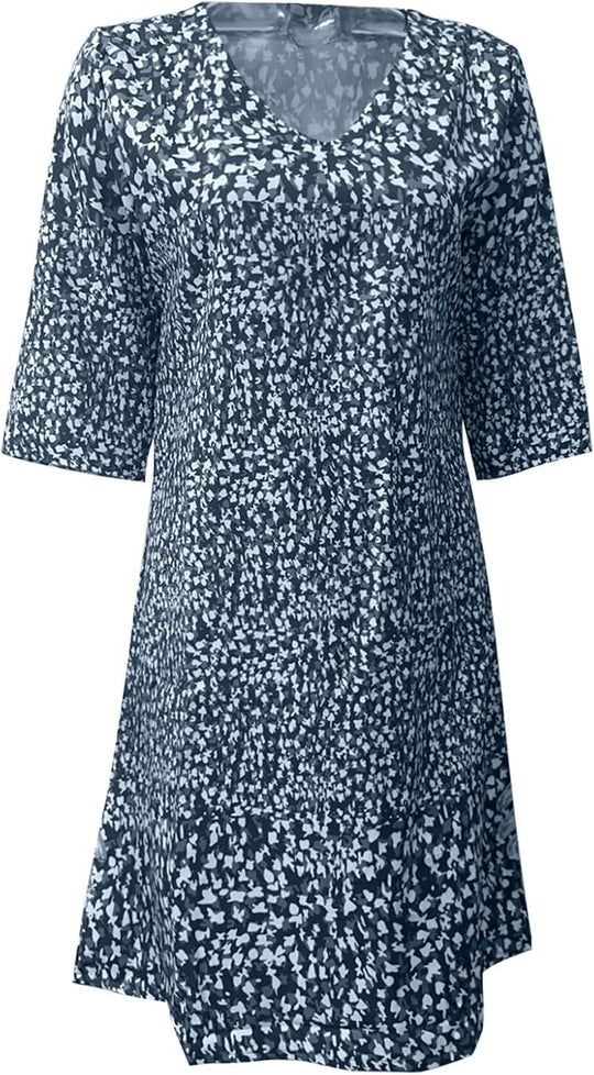 Elegante & Bequeme Damenkleid | Hochwertigen Stoffen | Vielseitiger Stil