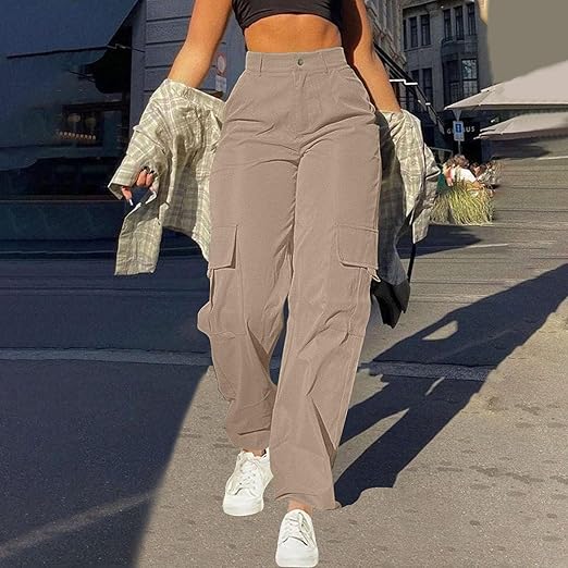 Heidi-Mode | Hochtaillierte Cargo-Hosen für Frauen