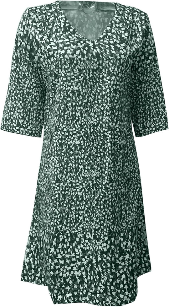 Elegante & Bequeme Damenkleid | Hochwertigen Stoffen | Vielseitiger Stil