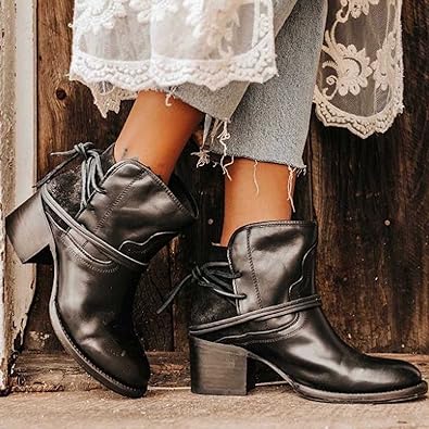 Neu Stiefel Frauen Lederschuhe
