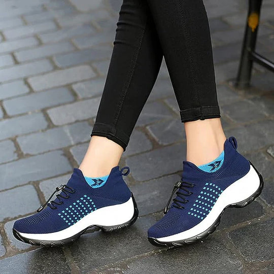 Heidi-Mode | Orthopädische Schuhe - Sofortige Schmerztherapie bei Plantarfasziitis - Dehnbares gestricktes T-Stoff