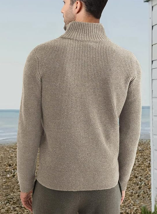 Heidi-Mode - Stilvolle Pullover mit Reißverschluss für Männer (Italienisches Design)