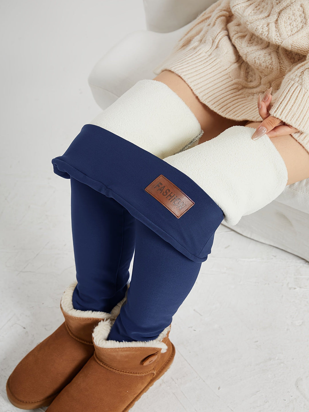 Heidi-Mode | Warme Hochbund-Leggings für Damen Elastisch und Komfortabel