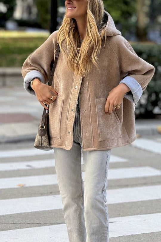 Heidi-Mode | Neopren Braun Gummi Jacke