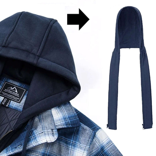 Heidi-Mode | Herren Karierte Langarm Freizeitjacke