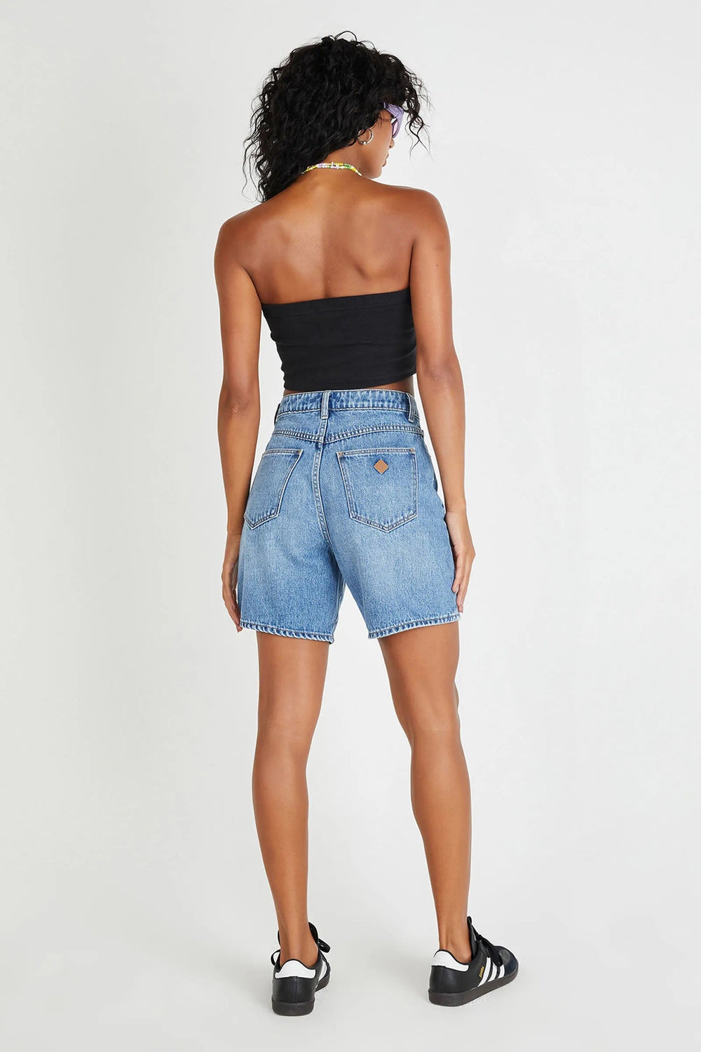 Heidi-Mode | Damen Relaxed Denim Stil Shorts Casual