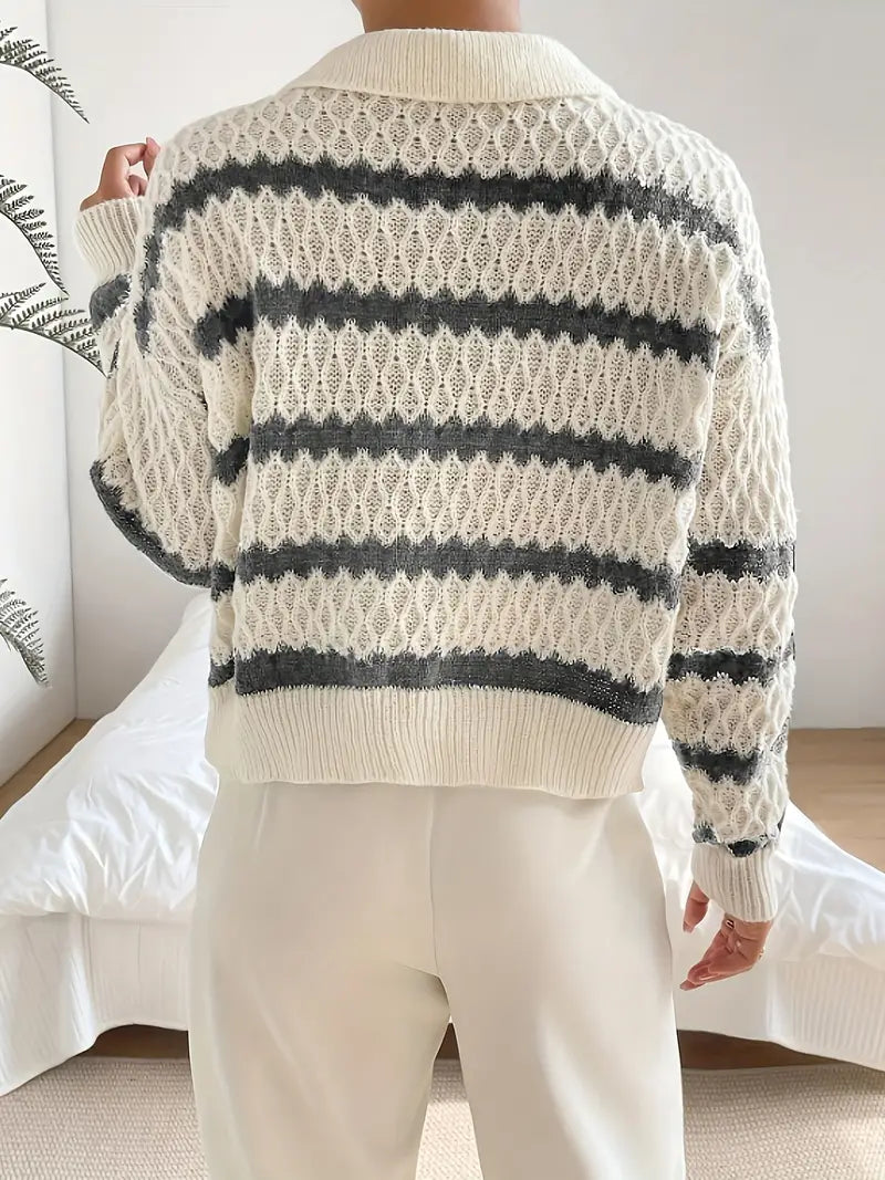 Heidi-Mode | Klassische Streifen Pullover