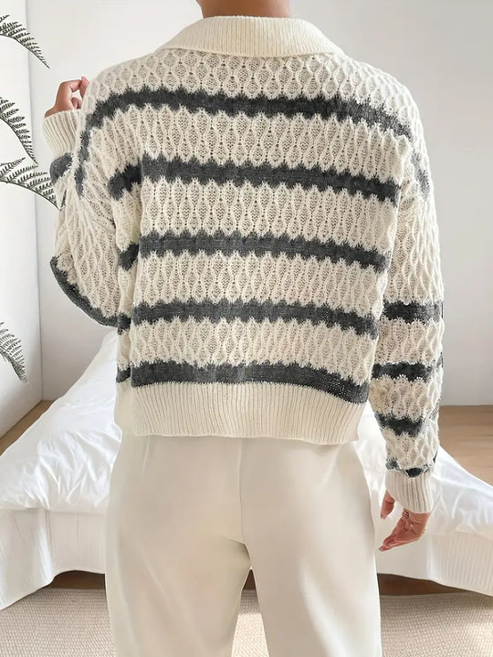 Heidi-Mode | Klassische Streifen Pullover