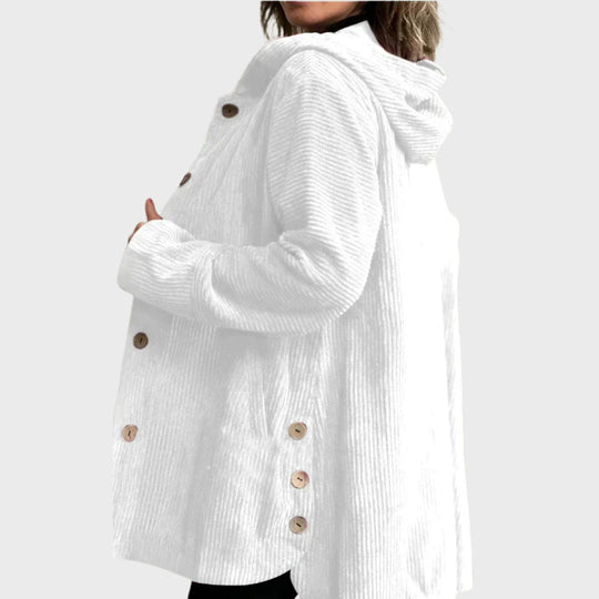 Heidi-Mode | Gemütliche Kordjacke mit Kapuze