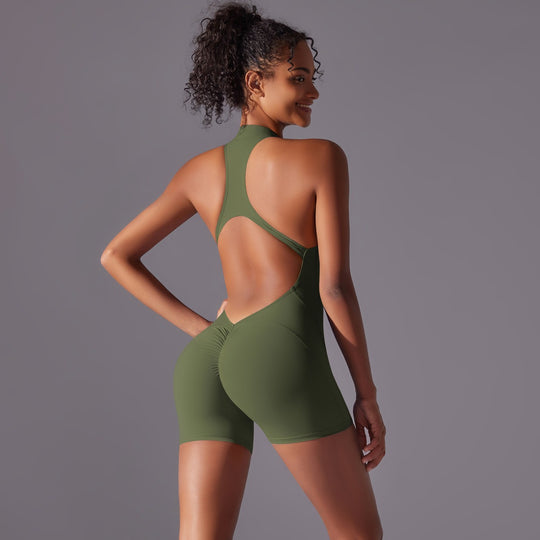 Heidi Mode | Schönheit zurück Onesie Yoga Kleidung