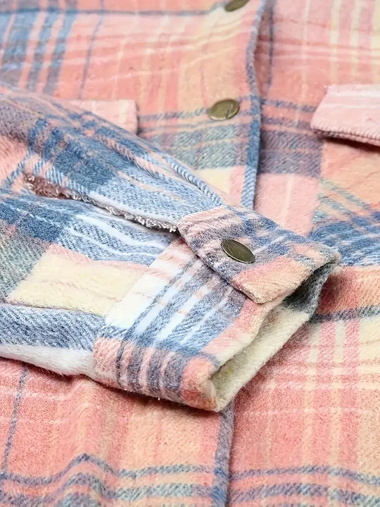 Heidi-Mode | Karierter Reißverschluss-Jacke