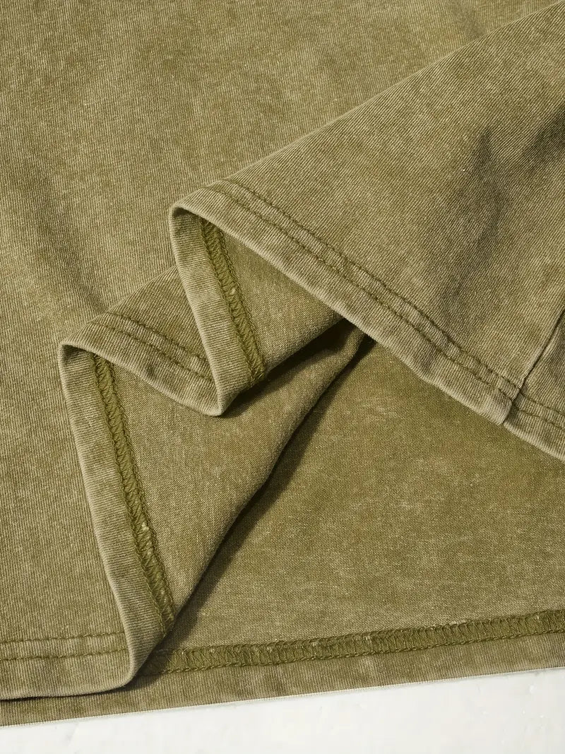 Heidi-Mode | Baumwoll-T-Shirt mit Rundhalsausschnitt