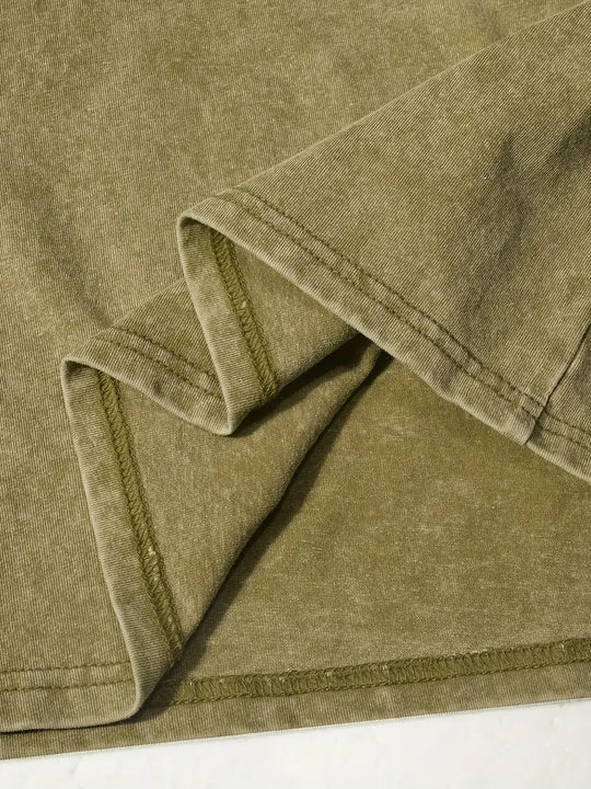 Heidi-Mode | Baumwoll-T-Shirt mit Rundhalsausschnitt