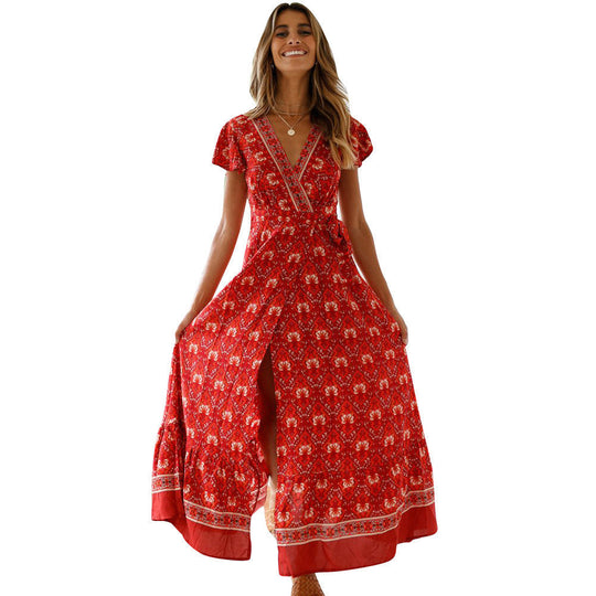 Heidi-Mode | Gedrucktes Sexy Kleid