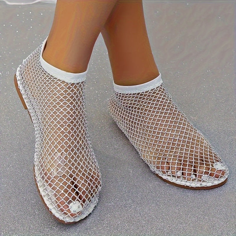 Heidi-Mode | Konstruktion Strasa, Flache Schuhe, Durchsichtige Sandalen für Den Strand