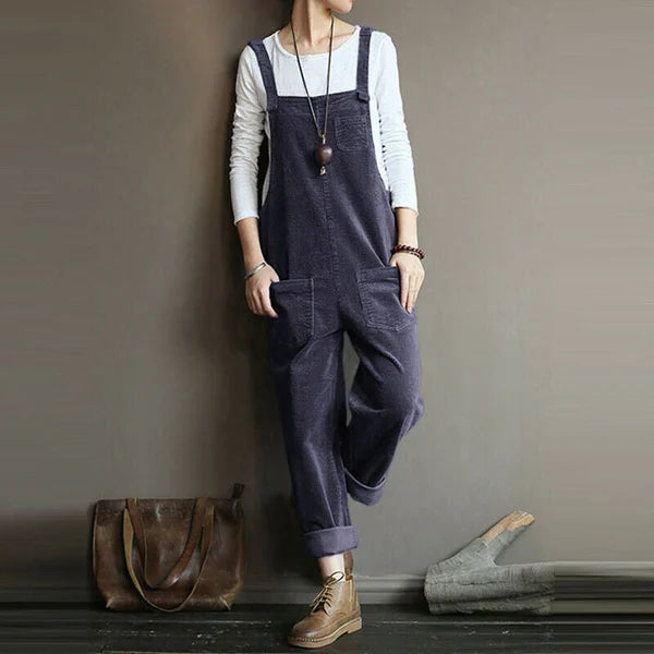 Heidi-Mode - Lässiger Cord-Jumpsuit