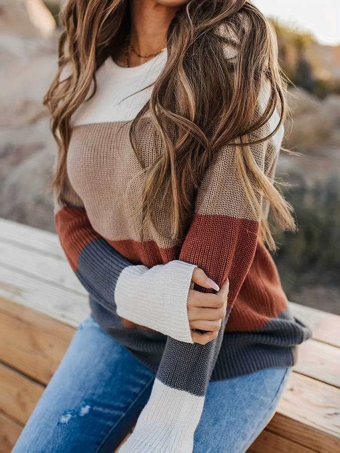 Heidi-Mode | Gestreifter Pullover