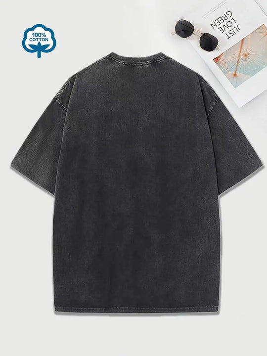 Heidi-Mode | Baumwoll-T-Shirt mit Rundhalsausschnitt