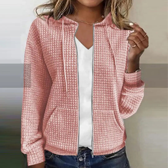 Heidi-Mode | Sweatshirt mit Kapuze und Reißverschluss für Damen