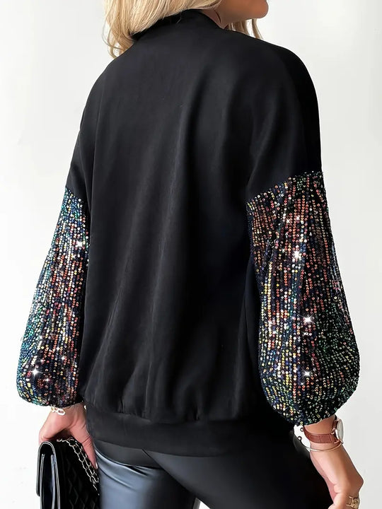 Heidi-Mode | Damen Paillettenjacke