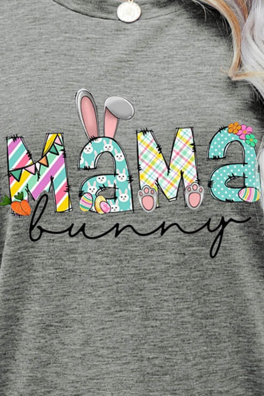 Heidi-Mode | Mama Bunny Ostern Grafik T-Shirt