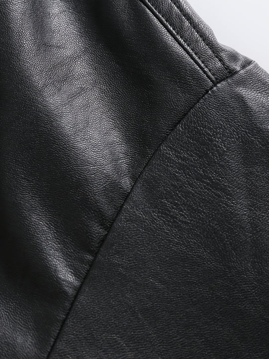 Heidi-Mode | Stylisches Pu Leder Herrenjackett