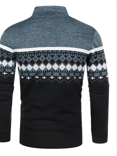 Heidi-Mode | Warmer Pullover mit Reißverschluss für Herren