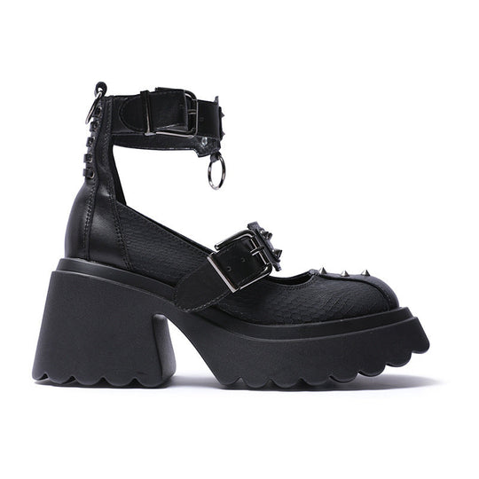 Heidi-Mode | Mode Damen Niet Schnalle Schuhe