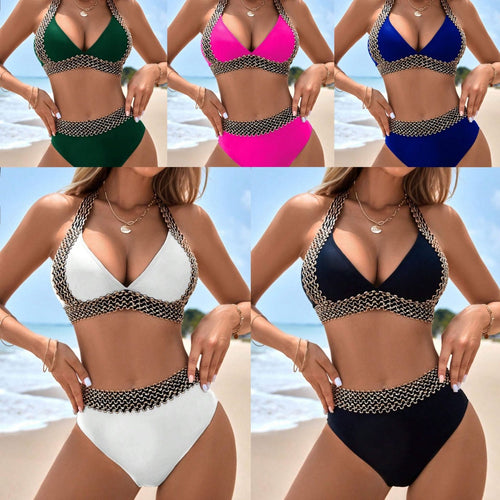 Heidi Mode | Schlanker, schnell trocknender Bikini mit geteilter Taille