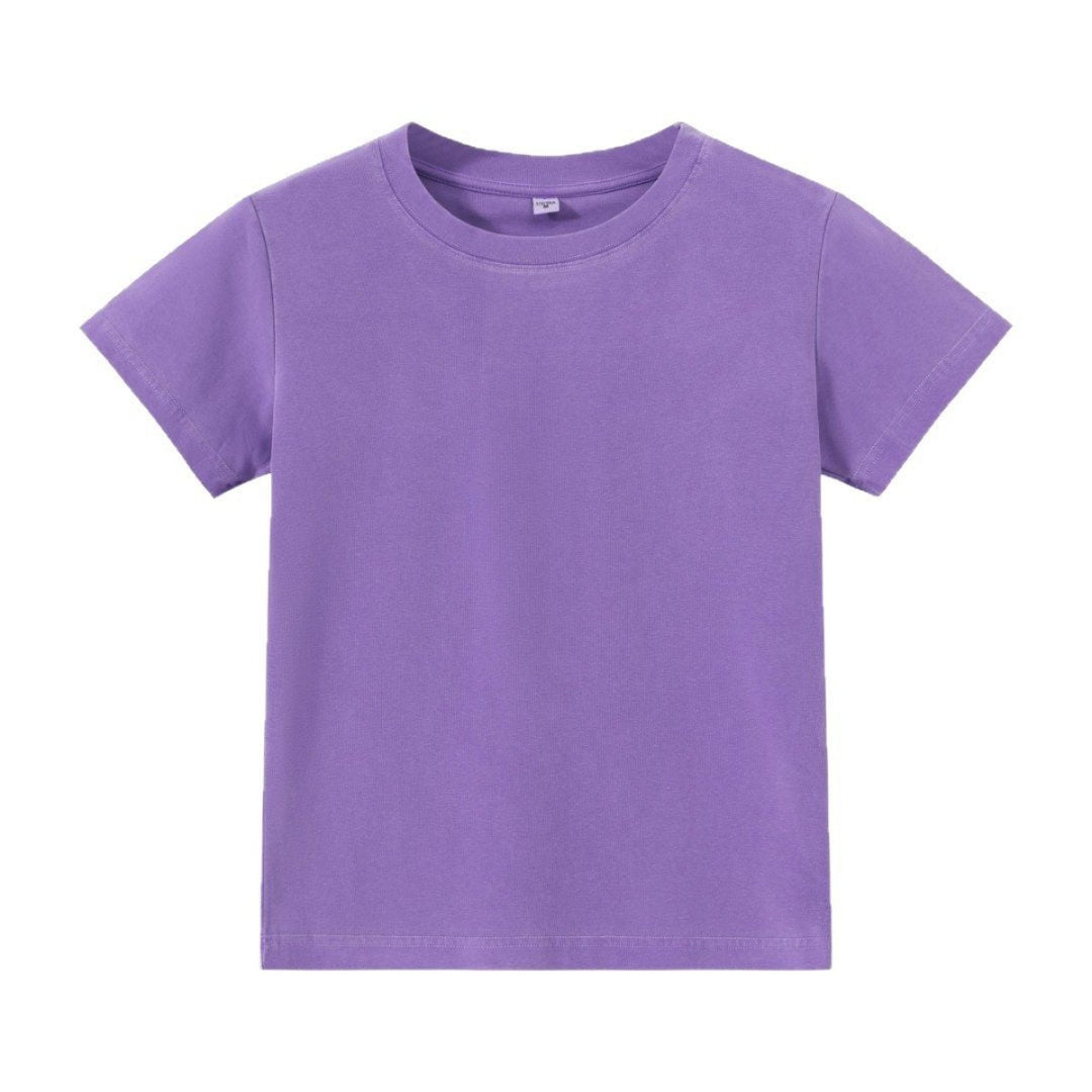Heidi Mode | Schillerndes altes kurzes T-Shirt mit Färbung